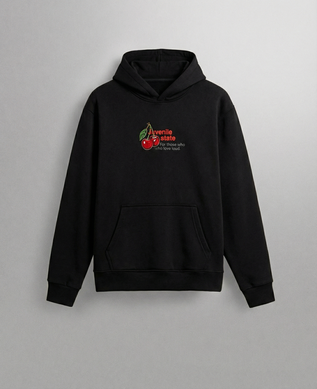 black cheeries hoodie